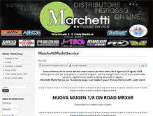 Tablet Screenshot of marchettimodelservice.com